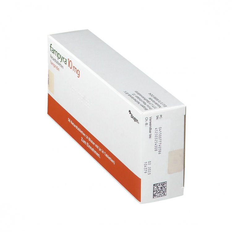 Купить Фампира (Fampyra 10mg) для лечения рассеянного склероза